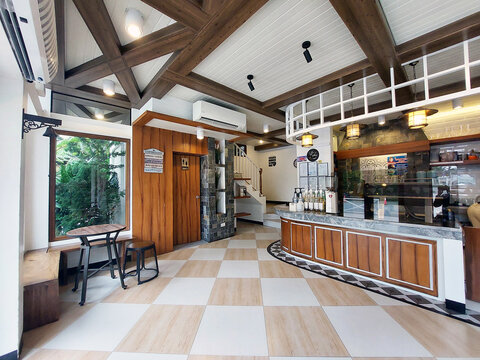Hillbarn cafe and restaurant interior in Cavite, Philippines