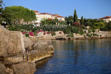 Fototapeta premium Blue sea of Vantacici, Croatia 