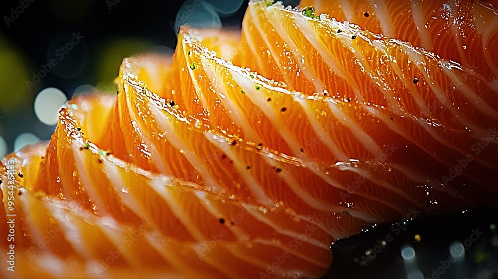 Canvas Prints a detailed image of several oranges with water drops on their upper and lower surfaces