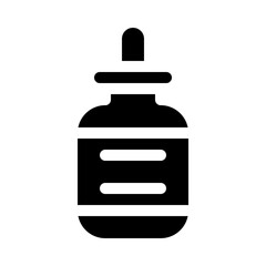 face oil glyph icon