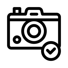 camera line icon