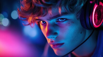 A group of young people participate in an online gaming session, highlighting the social aspects and trends of digital entertainment.