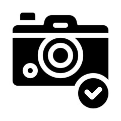 camera glyph icon