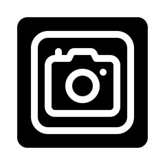 camera app glyph icon