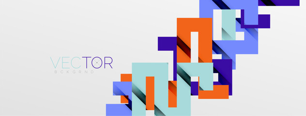 Color bend lines with shadow texture effect. Vector Illustration For Wallpaper, Banner, Background, Card, Book Illustration, landing page