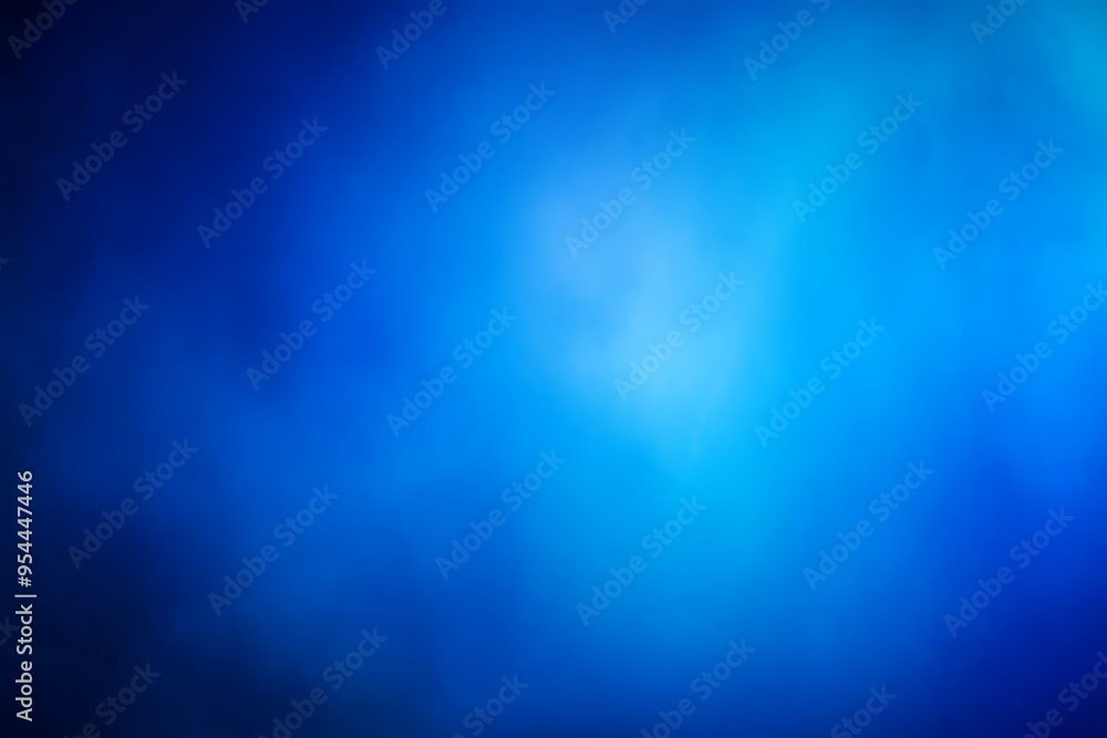 Wall mural Blue Gradient Background: Abstract Smooth Color Transition