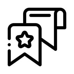 bookmark line icon