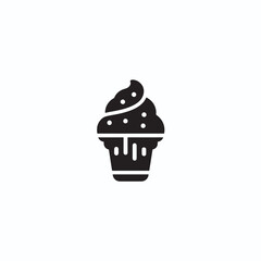 Ice cream vector icon illustration