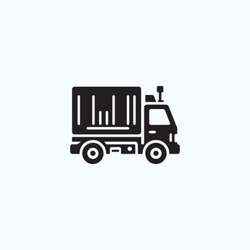 Pickup van vector design for delivery business 