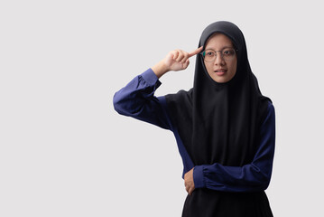 Asian Hijab Business Woman