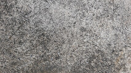 Concrete art after being rained on.