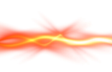 Transparent neon light leaks lens flare overlay effect. Glowing neon lights with light leaks overlay. Neon light beams, transparent background