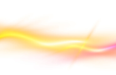 Transparent neon light leaks lens flare overlay effect. Glowing neon lights with light leaks overlay. Neon light beams, transparent background