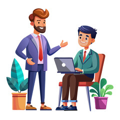 Teamwork in Action: Business Partners Meeting