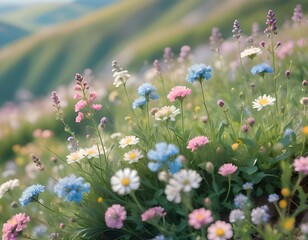 flowers in the field