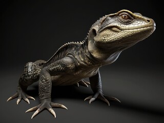 Naklejka premium close up of a lizard