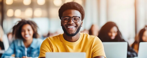 Interactive university platform showcasing graduate programs, students engaging in real-time discussions, dynamic academic environment, Interactive  University  Graduate