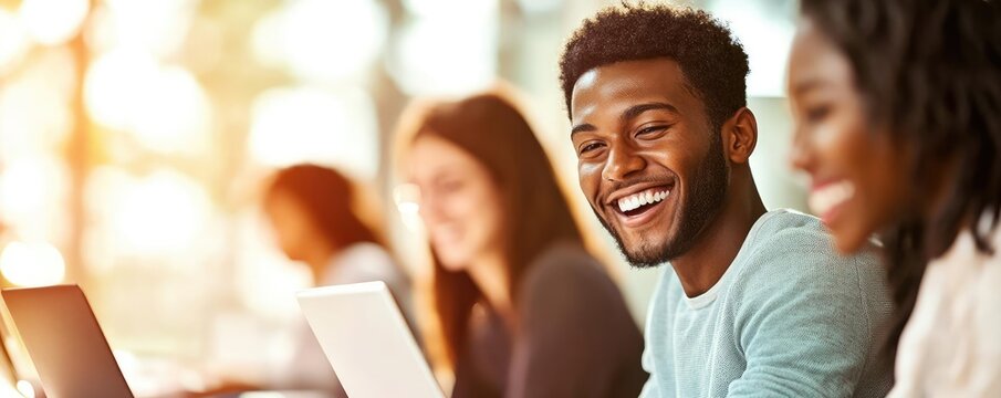 Interactive university platform showcasing graduate programs, students engaging in real-time discussions, dynamic academic environment, Interactive  University  Graduate