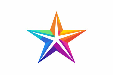 Human star community social logo design vector illustration