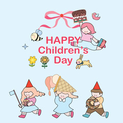 happy children’s day, child, card, cute cover, new cove, new book, Back to school, cartoon all about me and study, International Children’s Day background with happy children