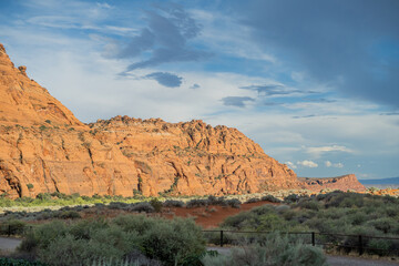 Sunny Mountains Snow Canyon State Park