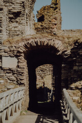 Obraz premium old stone house in the town