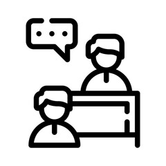 interview line icon