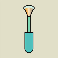 Beauty brush. Apply cosmetics, applicator, spatula, facial mask, deep cleansing, peeling, enzyme, carboxytherapy, skin barrier, wrinkle smoothing, anti aging, cosmetologist, pigmentation lightening