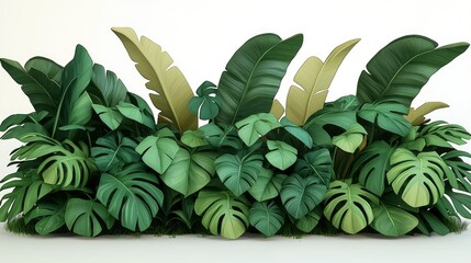 Lush Tropical Foliage Arrangement