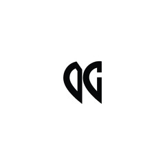Fototapeta premium DC monogram logo design letter text name symbol monochrome logotype alphabet character simple logo