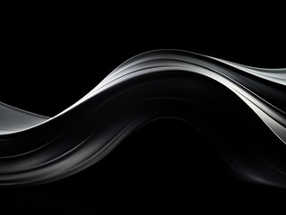 abstract black and white wavy background
