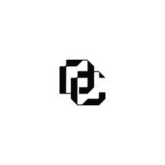 DC monogram logo design letter text name symbol monochrome logotype alphabet character simple logo