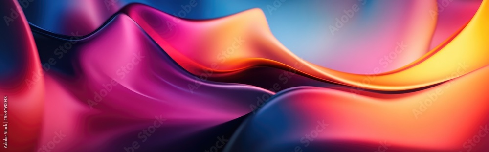 Poster abstract background with a color tone effect featuring 3d rendering