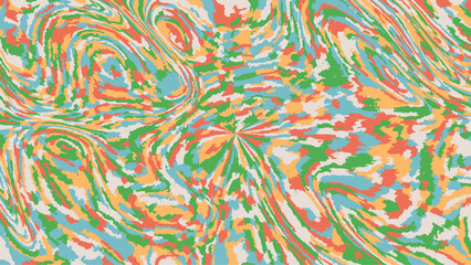 Fototapeta premium Colorful marble acrylic seamless pattern, water texture, watercolor marble background. Vector illustration.