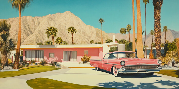 Vintage 1950s Palm Springs Palm Desert 