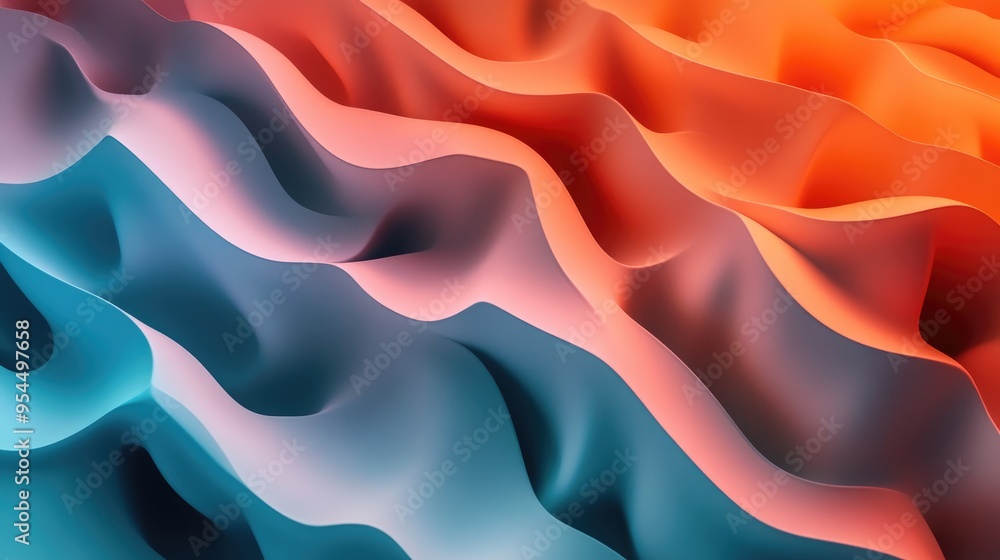Poster isolated dmp file on a creative abstract backdrop
