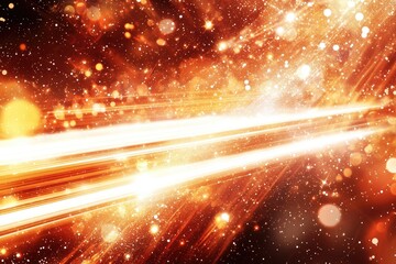 Fototapeta premium A vibrant explosion of light and color, depicting dynamic movement and energy in an abstract cosmic scene.