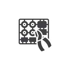 Model Kit vector icon