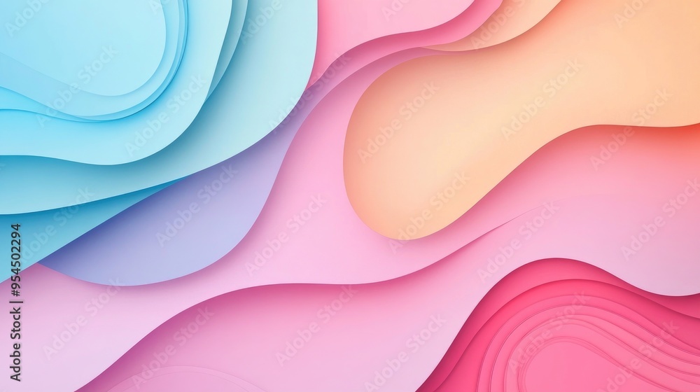 Poster 3d abstract background featuring paper art with origami shapes layered textures and geometric design