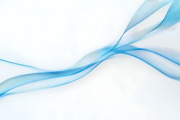 Fototapeta premium soft blue line in white background