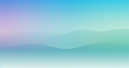Obraz premium A smooth gradient background with soft waves in blue and purple hues.