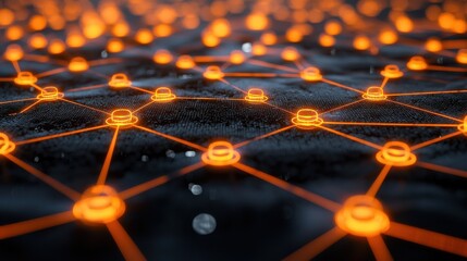 Digital rendering of economic policies visualized as interconnected pathways within a global trade network, emphasizing strategic trade relations