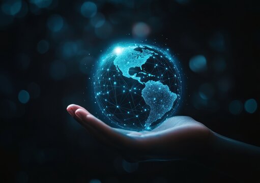 Global Network in Hand