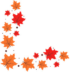 Autumn Leaf Corner