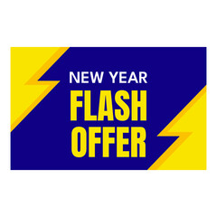 New Year Flash Offer Banner