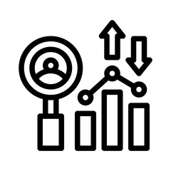 customer insights line icon
