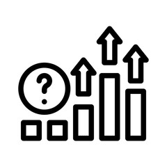 forecasting line icon