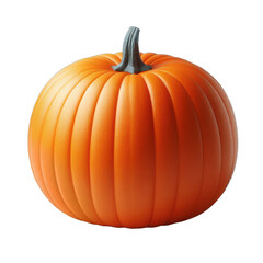 Obraz premium Orange pumpkin isolated on transparent background, png image 