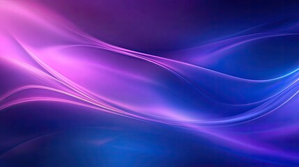 Naklejka premium Abstract blue and purple background with blurred lines, dark gradient background