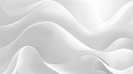 Obraz premium Serene Elegance. Abstract white and gray background concept